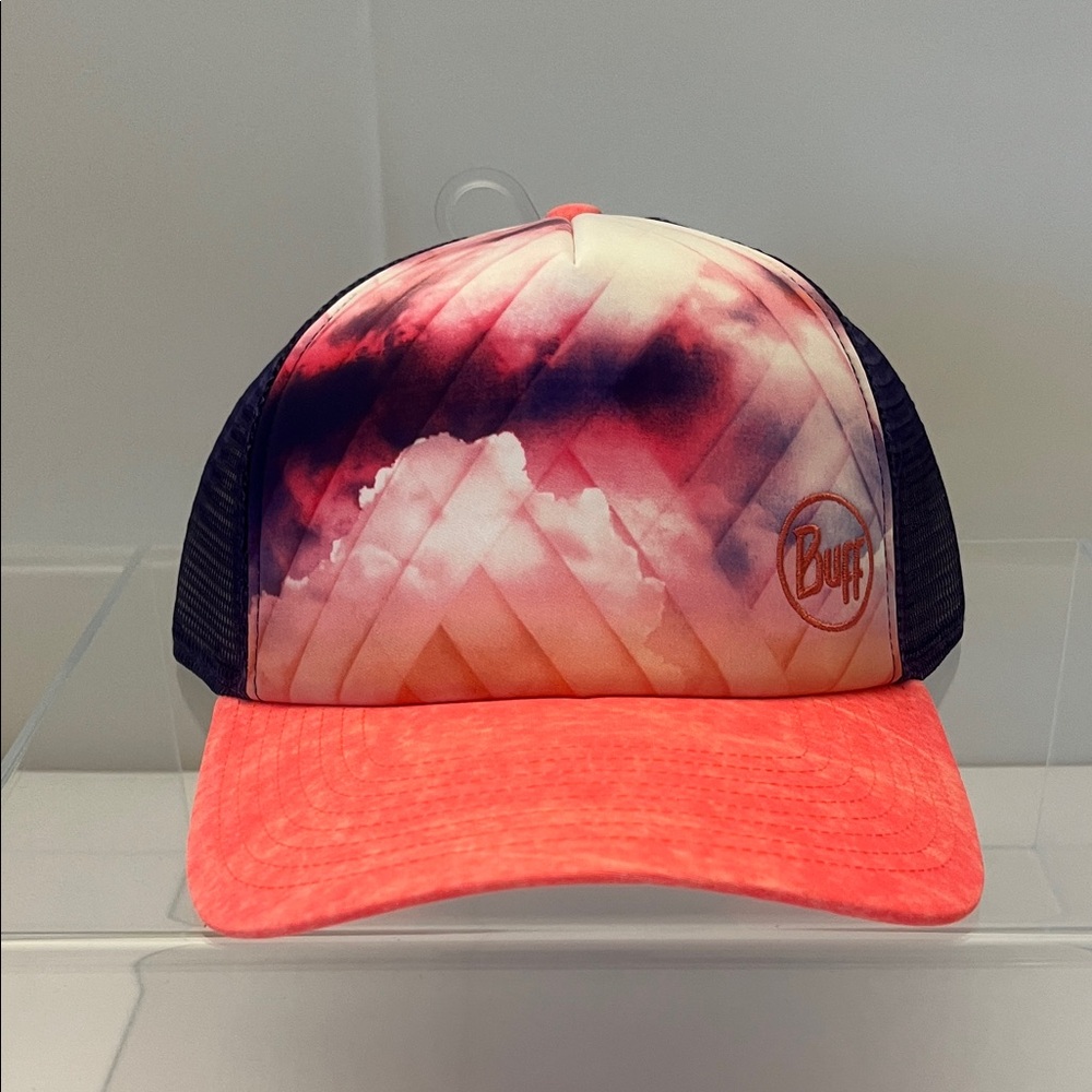 Buff Pink and Black Trucker Hat New